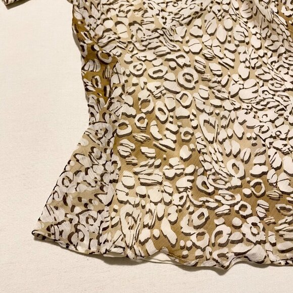 Bob Mackie Leopard Print w Built in Tank Top Womans Size 6 - Picture 6 of 16